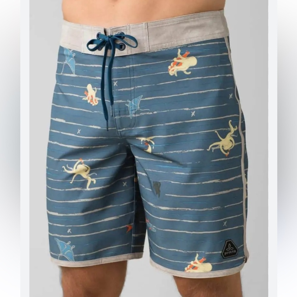 Prana High Seas Board Short Size 34  UPF 50